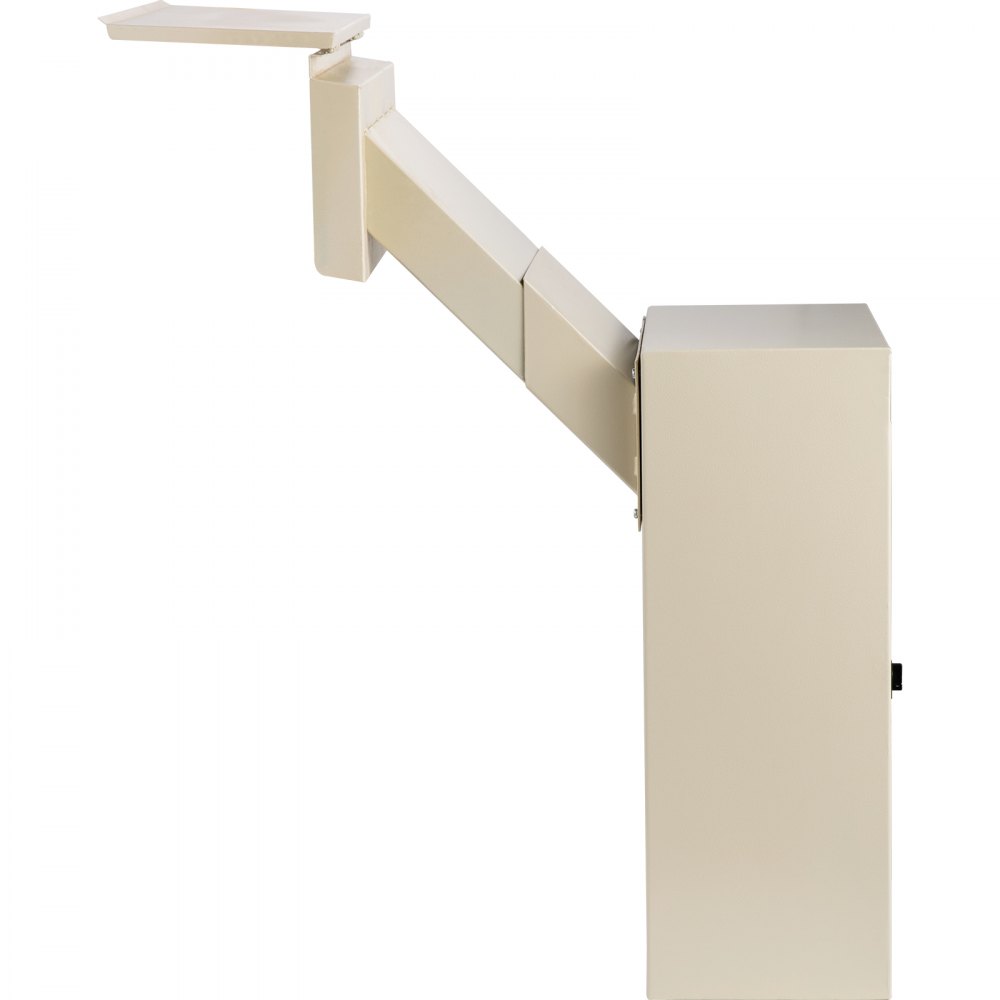 Buzón VEVOR beige con ranura para correo inclinada.