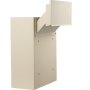 Buzón VEVOR con acabado beige y ranura segura para correo, montable en pared.