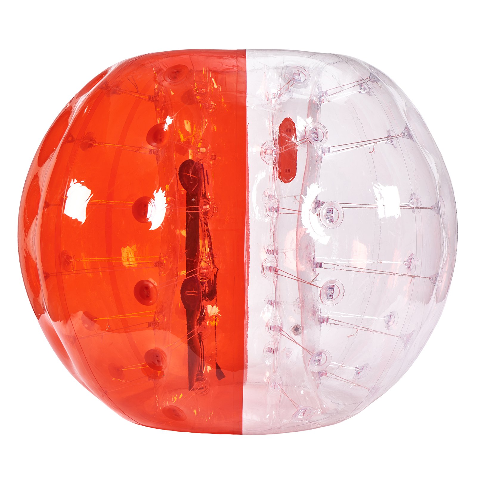 VEVOR - Pelota de parachoques inflable (1 unidad), 1,5 m (5 pies) de cuerpo, ideal para adolescentes y adultos, con forma de hámster humano de PVC de 0,8 mm de grosor, ideal para juegos en equipo al aire libre, ideal para jardín, patio y parque.