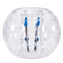 VEVOR Bola de parachoques inflable, paquete de 1, bolas de sumo Zorb de cuerpo de 5 pies/1,5 m para adolescentes y adultos, bolas de burbujas de hámster humano de PVC de 0,8 mm de grosor para juegos en equipo al aire libre, juguetes de parachoques para jardín, patio, parque