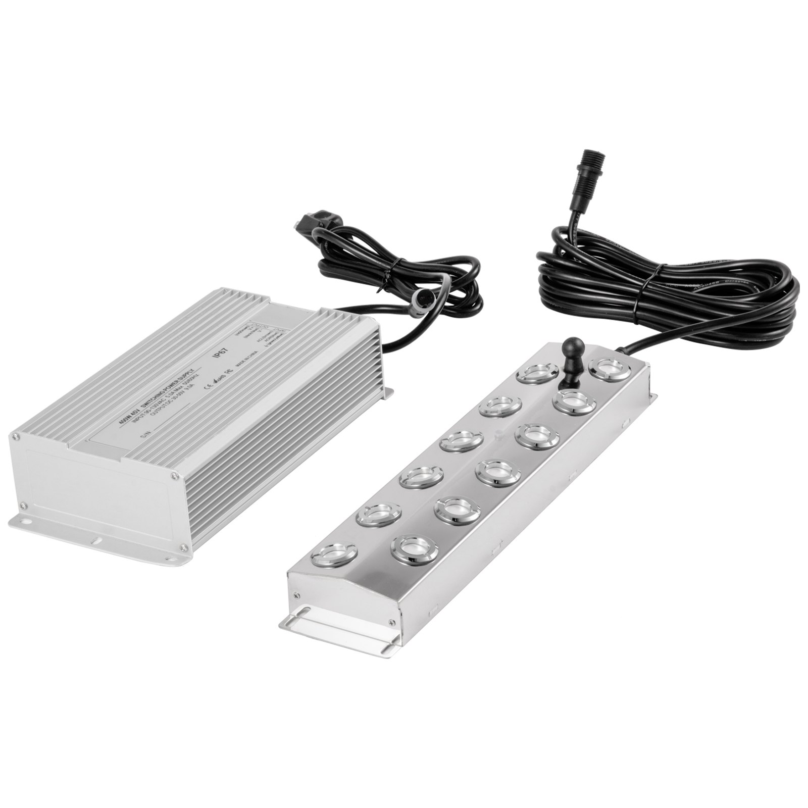 VEVOR Humidificador Ultrasónico de Niebla 12 Cabezas 400W para Estanque Jardín