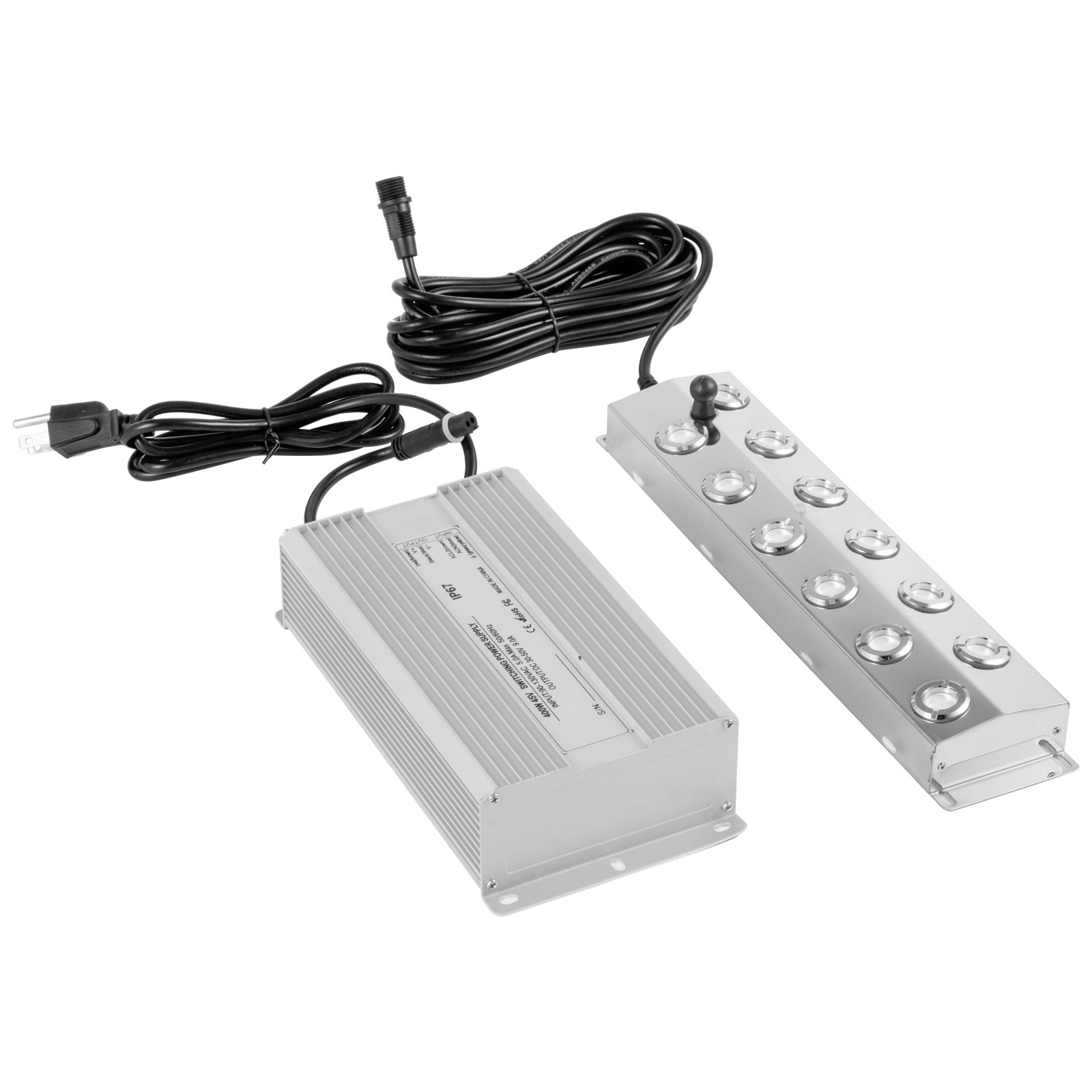 VEVOR Humidificador Ultrasónico de Niebla 12 Cabezas 400W para Estanque Jardín