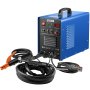 Soldadora de plasma VEVOR CT520D con cables y accesorios en carcasa azul