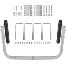 VEVOR Guías para remolque de barcos, sistema de guía de rodillos de alta resistencia de 2 piezas, guías de remolque de acero galvanizado, accesorios de montaje completos incluidos, para barco de esquí, barco de pesca o remolque de velero, 22