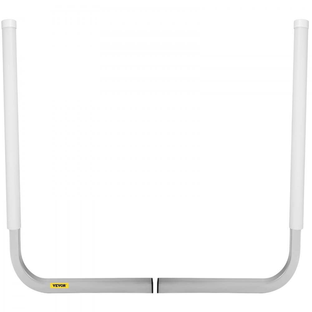 VEVOR Guías para Remolque de Barcos, 40", 2 Guías de Poste de Remolque de Acero, Guías de Remolque con Tubos de PVC, Accesorios de Montaje Incluidos, para Barco de Esquí, Barco de Pesca o Remolque de Velero, Blanco