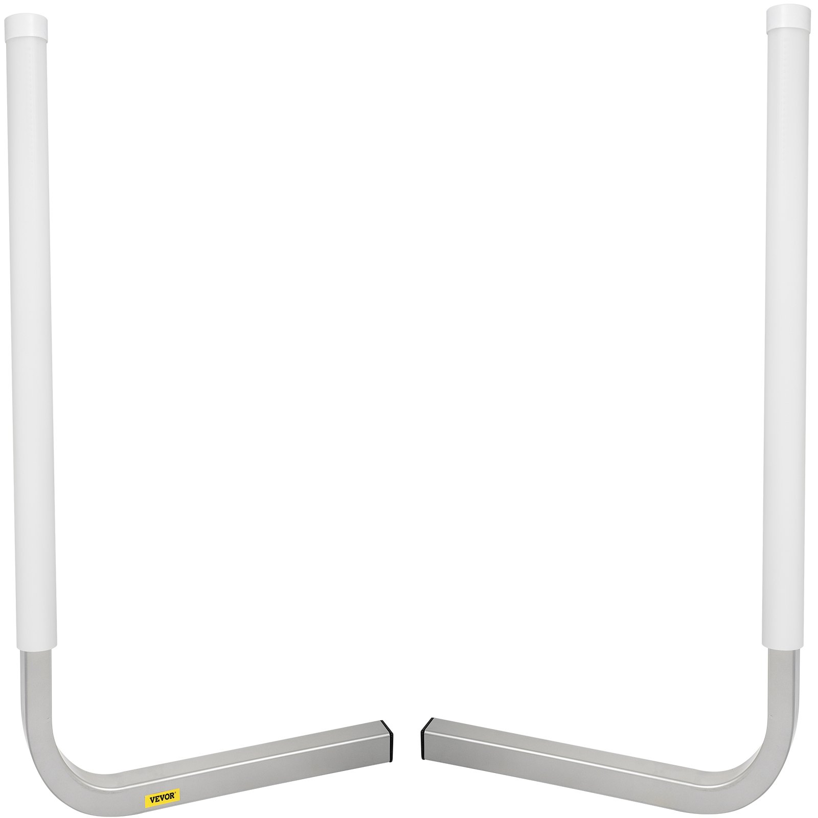 VEVOR Guías para Remolque de Barcos, 40", 2 Guías de Poste de Remolque de Acero, Guías de Remolque con Tubos de PVC, Accesorios de Montaje Incluidos, para Barco de Esquí, Barco de Pesca o Remolque de Velero, Blanco