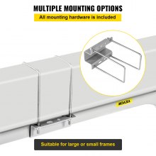 Guía de remolque de barco VEVOR, guía de poste de remolque de 60 "con cubierta de tubo de PVC de 2 uds.