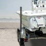 VEVOR Guía para remolque de barco, 60 \", un par de guías de poste de remolque de acero, con cubiertas de tubo de PVC negro, accesorios de montaje completos incluidos, para barco de esquí, barco de pesca o remolque de velero