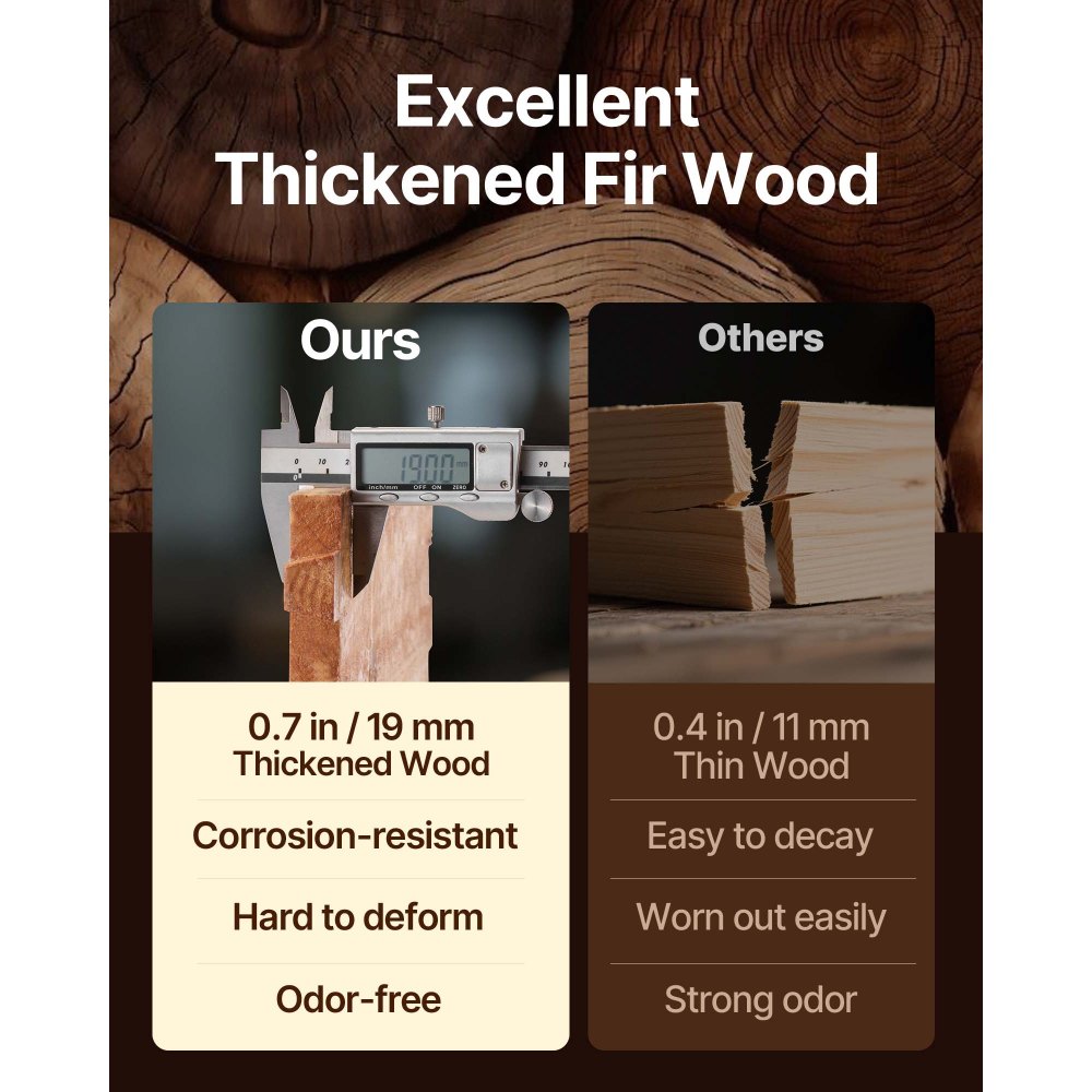 Kit de inicio de colmena VEVOR de madera de abeto natural recubierta 100 % con cera de abejas, caja mediana, kit de colmena Langstroth con 10 marcos y bases, ventanas acrílicas transparentes para apicultores principiantes y profesionales.