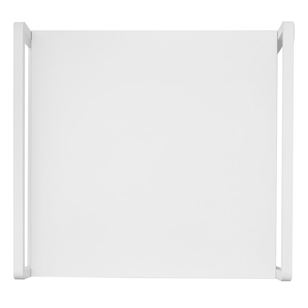 VEVOR - Soporte para mininevera con almacenamiento, mesa para mininevera con capacidad de 80 kg, 2 cajones y 4 ruedas giratorias, estante móvil para mininevera, organizador blanco para dormitorio, apartamento, oficina y habitación.