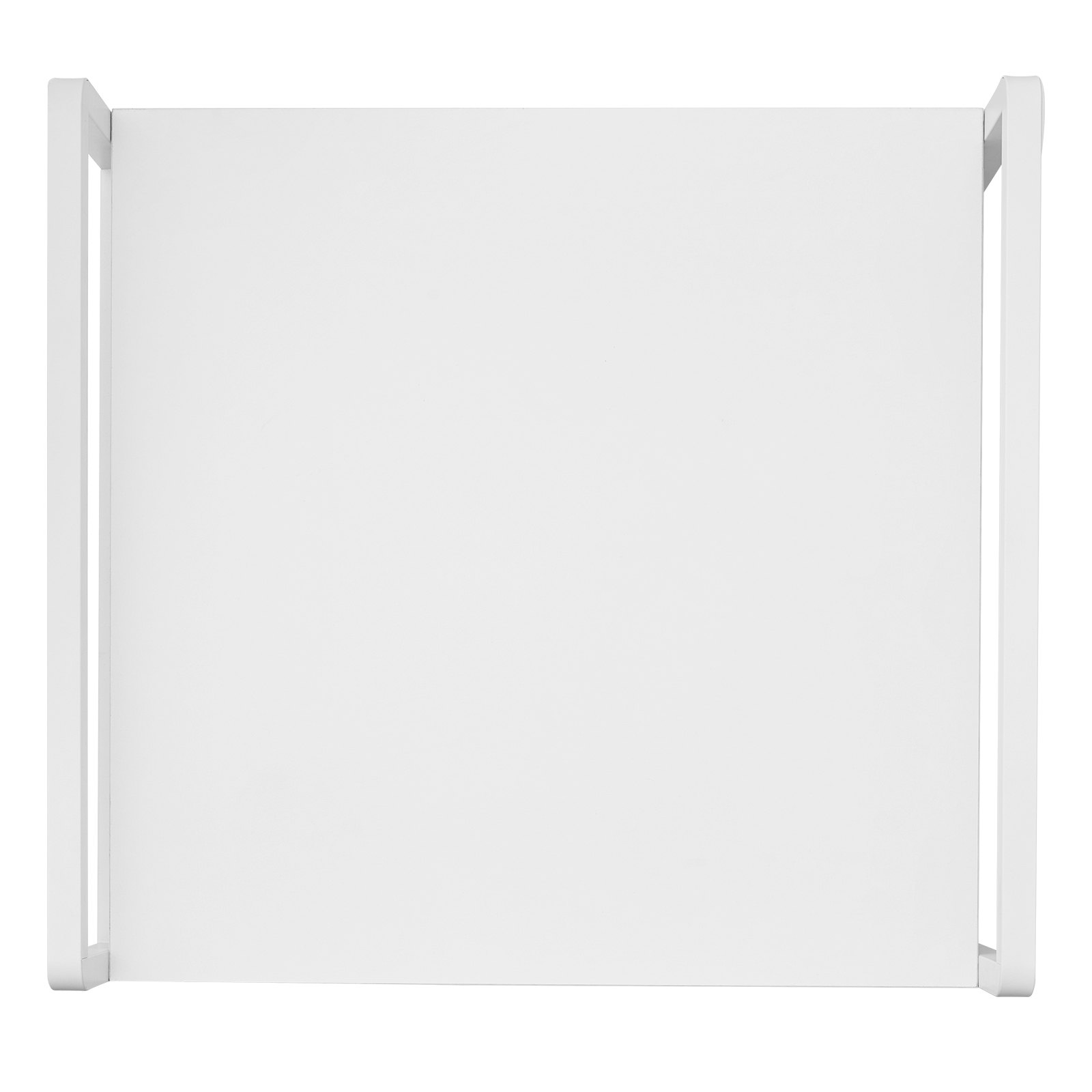 VEVOR - Soporte para mininevera con almacenamiento, mesa para mininevera con capacidad de 80 kg, 2 cajones y 4 ruedas giratorias, estante móvil para mininevera, organizador blanco para dormitorio, apartamento, oficina y habitación.