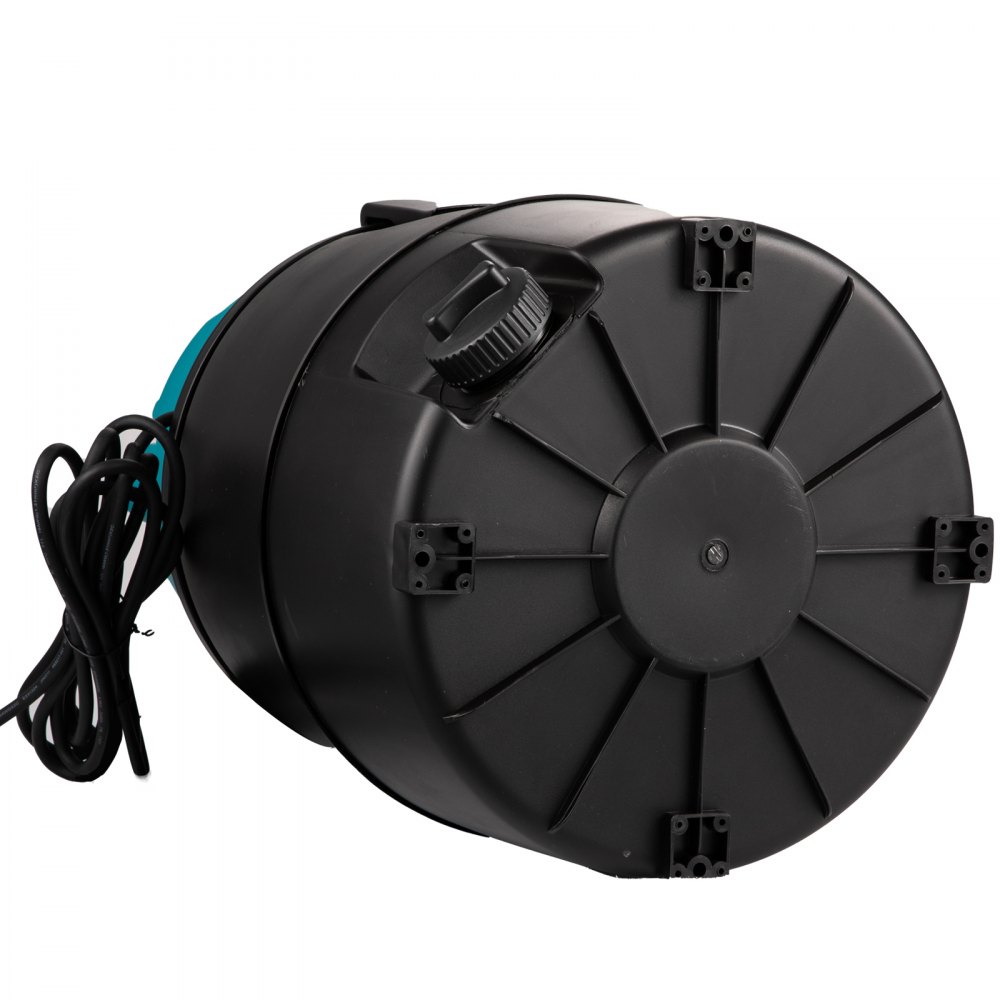 Aspiradora de estanque, motor de 1400w, sistema de aspiración de Cámara única, motor de 120v, con alambre de 15 pies, 4 cabezas de cepillo, 4 tubos de extensión, 1 Bolsa de filtro para limpieza multip