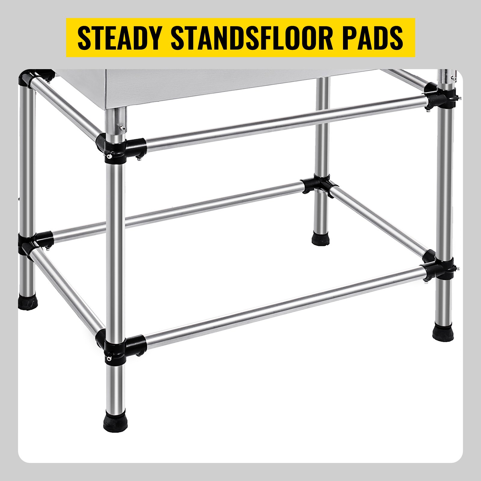 Bañera de Belleza para Perro Mascota Profesional Acero Inoxidable con Grifo 38" Rampa de Acceso y Accesorios