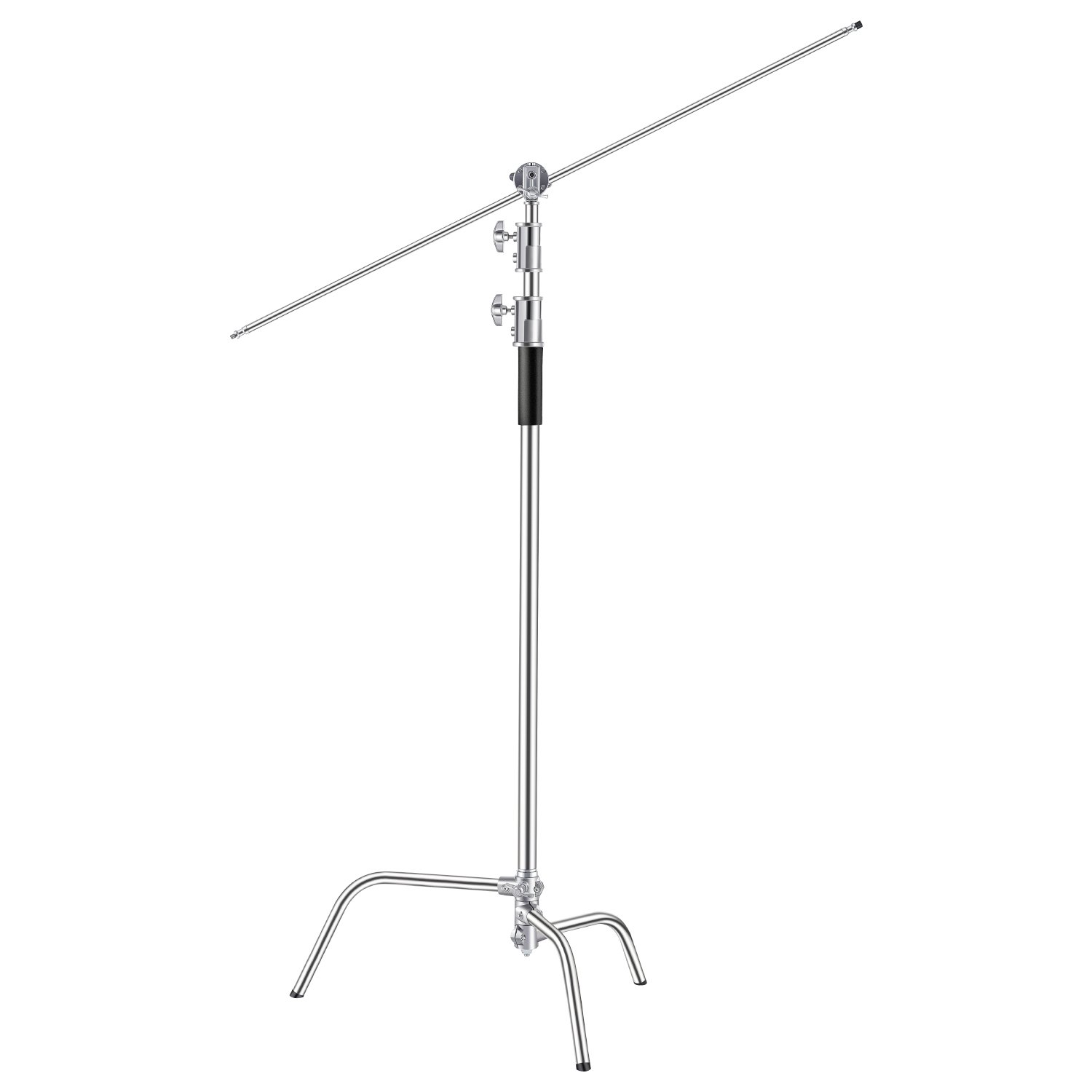 Soporte C Altura máxima 10,83 pies/330 cm Soporte de luz para fotografía de acero inoxidable