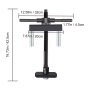 Extractor de camisas de cilindro VEVOR con dimensiones: 16,73 pulgadas x 12,59 pulgadas x 7,87 pulgadas.
