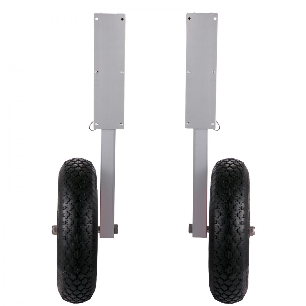 Ruedas de lanzamiento de barco VEVOR, rueda de lanzamiento de popa de barco de 15 pulgadas, capacidad de carga de 300 libras, ruedas inflables de lanzamiento de barco, ruedas de plataforma rodante de lanzamiento de popa de aleación de aluminio con 4 piezas de pasadores de liberación rápida