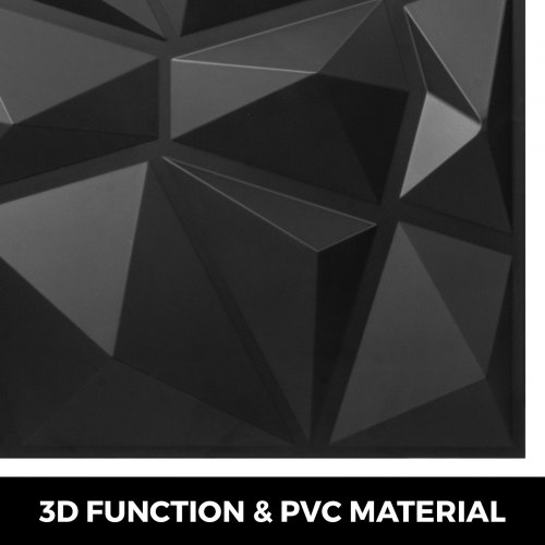 VEVOR Paneles de Pared de PVC 3D Azulejos Impermeable para Decoración de Habitación