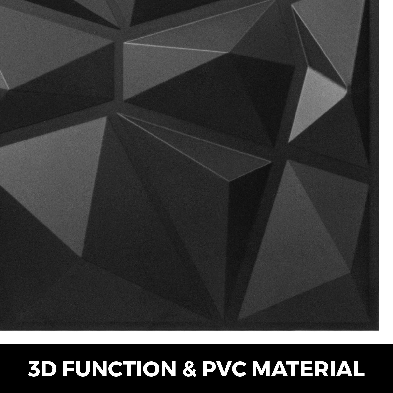 VEVOR Paneles de Pared de PVC 3D Azulejos Impermeable para Decoración de Habitación