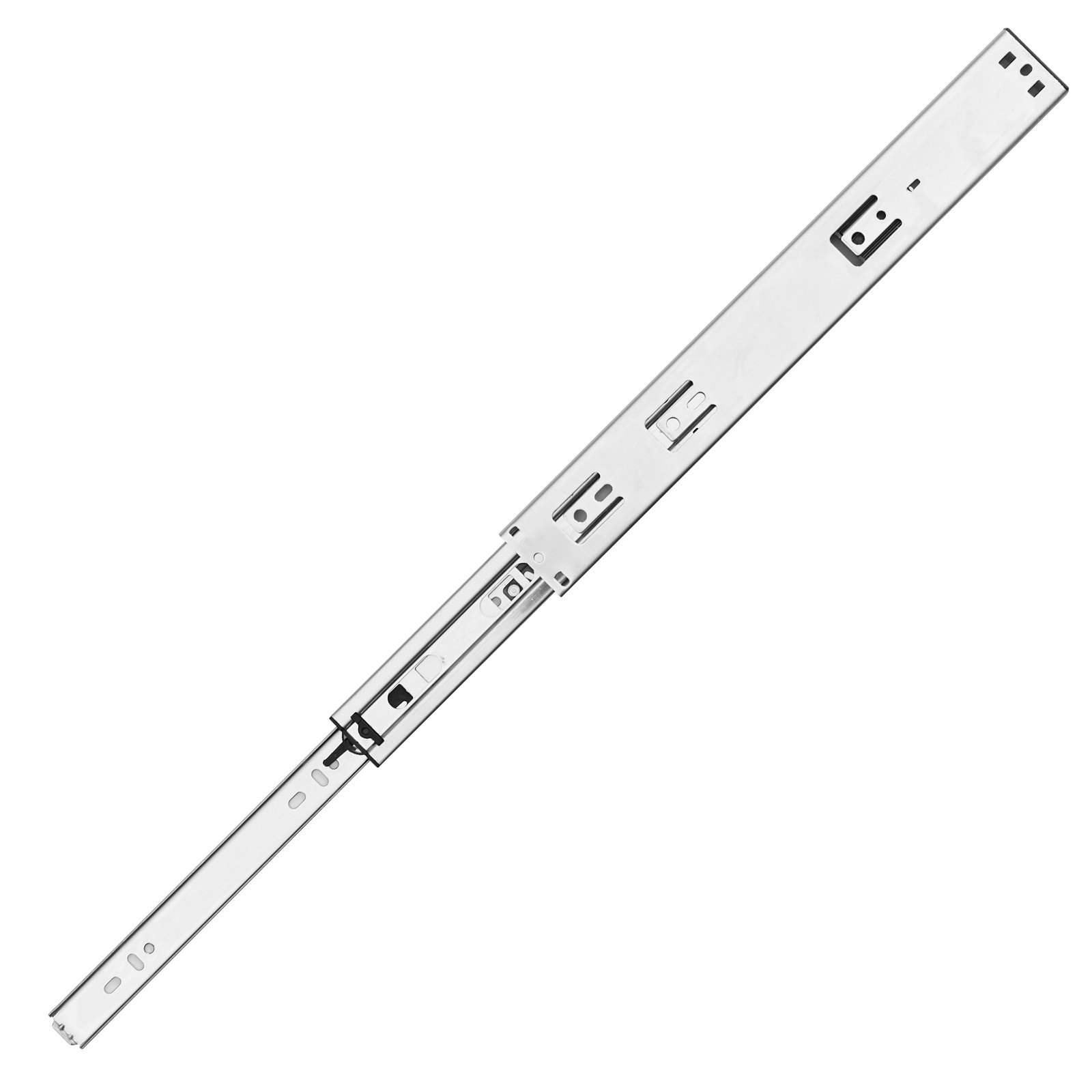 VEVOR Rieles de montaje lateral para cajones, cierre suave, 10 pares de 22 pulgadas, riel de acero de extensión completa resistente, guías silenciosas para gabinete, corredores de cocina con rodamiento de bolas, capacidad de carga de 100 libras