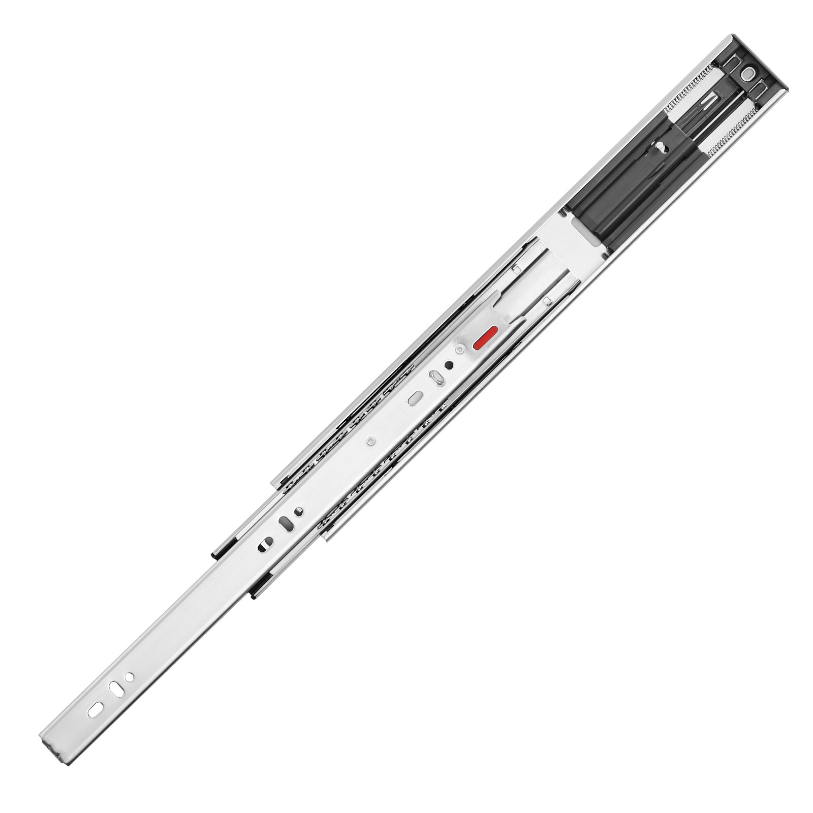 VEVOR Rieles de montaje lateral para cajones, cierre suave, 10 pares de 22 pulgadas, riel de acero de extensión completa resistente, guías silenciosas para gabinete, corredores de cocina con rodamiento de bolas, capacidad de carga de 100 libras