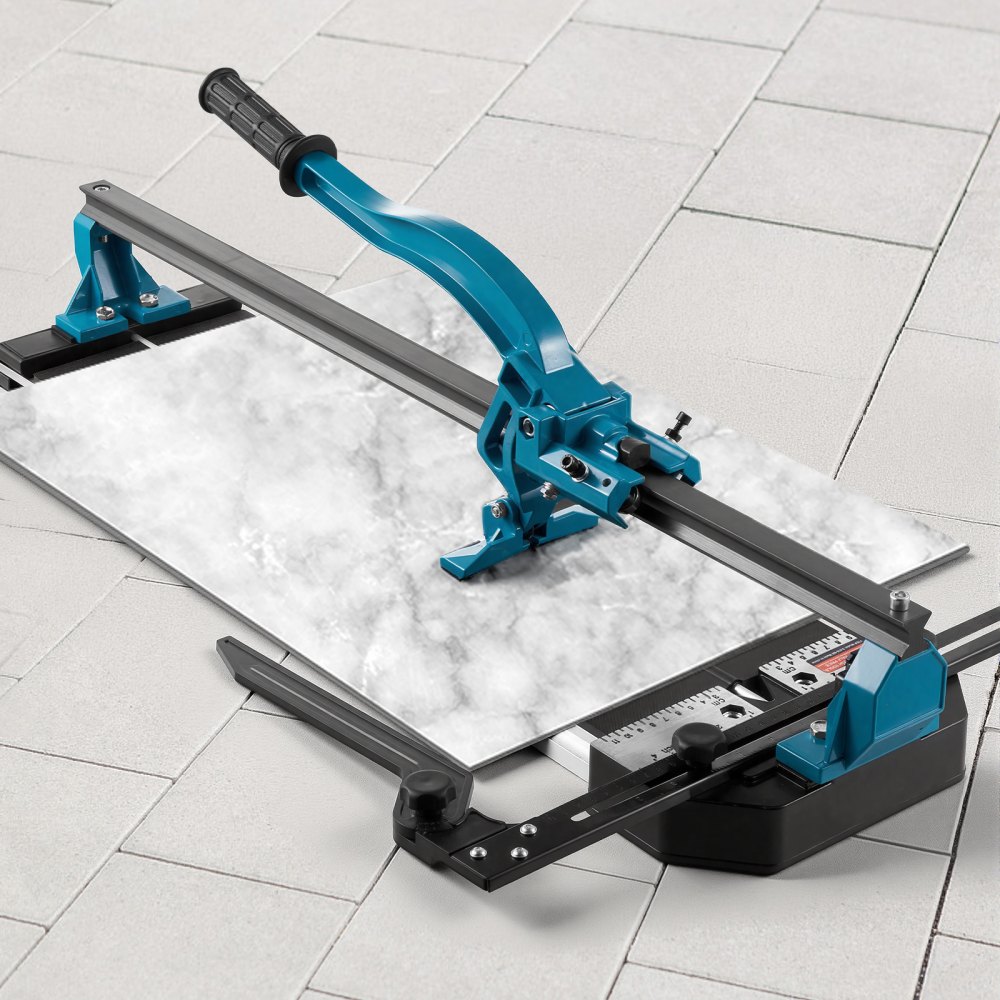 VEVOR Cortador de Azulejos Ancho de Corte 35-600 mm Cortadora de Piso Laminado Espesor de Corte 6-15mm Cortador Manual de Azulejos de Aluminio Corte con Láser para Cortar Azulejo de Porcelana