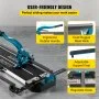 VEVOR Cortador de Azulejos Ancho de Corte 35-600 mm Cortadora de Piso Laminado Espesor de Corte 6-15mm Cortador Manual de Azulejos de Aluminio Corte con Láser para Cortar Azulejo de Porcelana