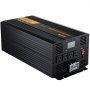 Inversor de onda sinusoidal pura VEVOR con pantalla LCD y múltiples salidas de CA.