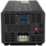 Inversor de onda sinusoidal pura VEVOR con cuatro salidas de CA, pantalla LED e interruptores de control.