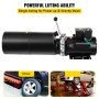 VEVOR 110V 2.64 galones Unidad de potencia hidráulica Bomba hidráulica automotriz Remolque de descarga Elevador montado en el vehículo Reparación de tienda de automóviles Unidad de potencia de elevación de automóviles para elevador automático de dos y cuatro postes