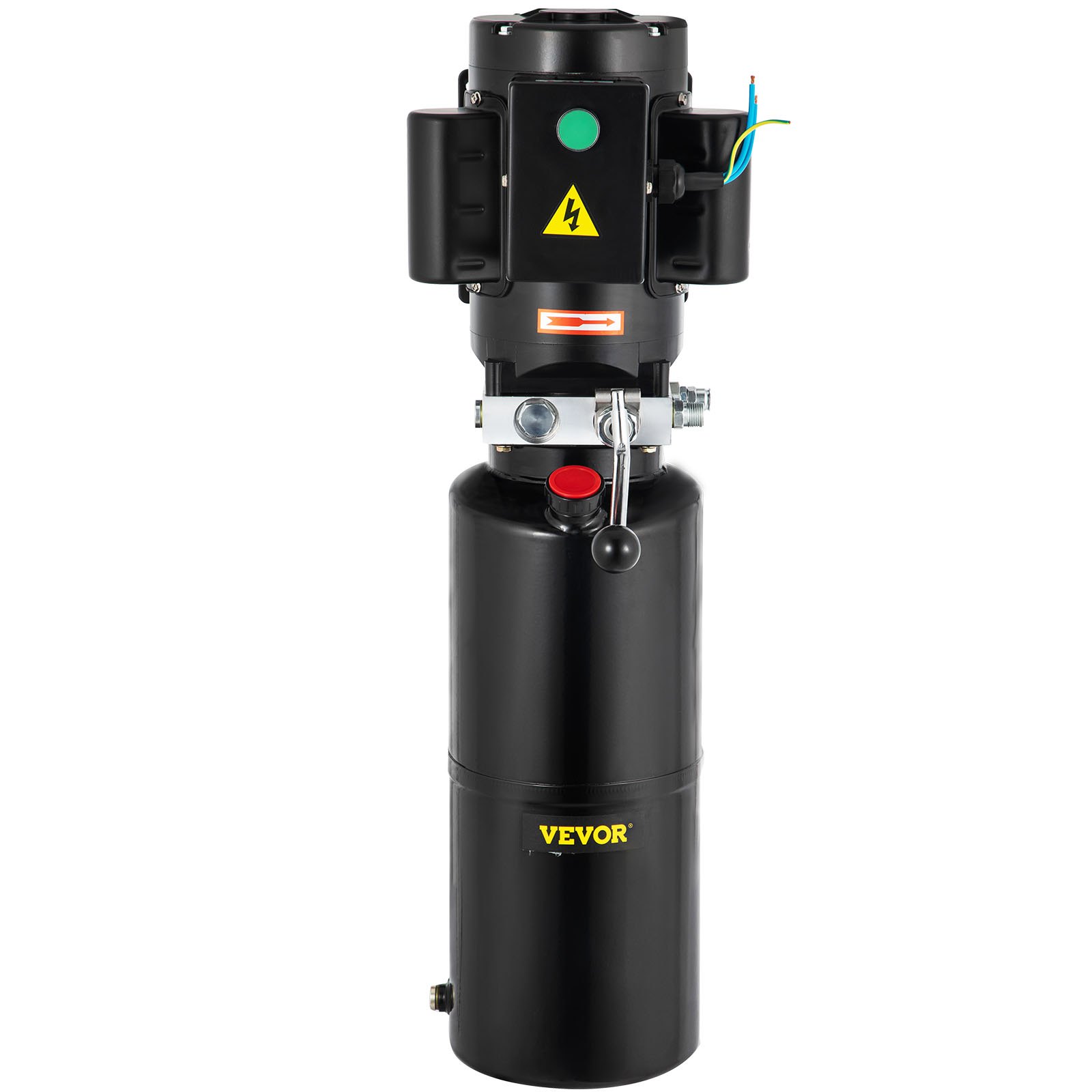 Unidad de potencia hidráulica VEVOR de 110 V y 2,64 galones, bomba hidráulica automotriz, elevador de remolque volquete, elevador montado en vehículo, taller de reparación de automóviles, unidad de potencia para elevadores de dos y cuatro postes, polipasto automático.