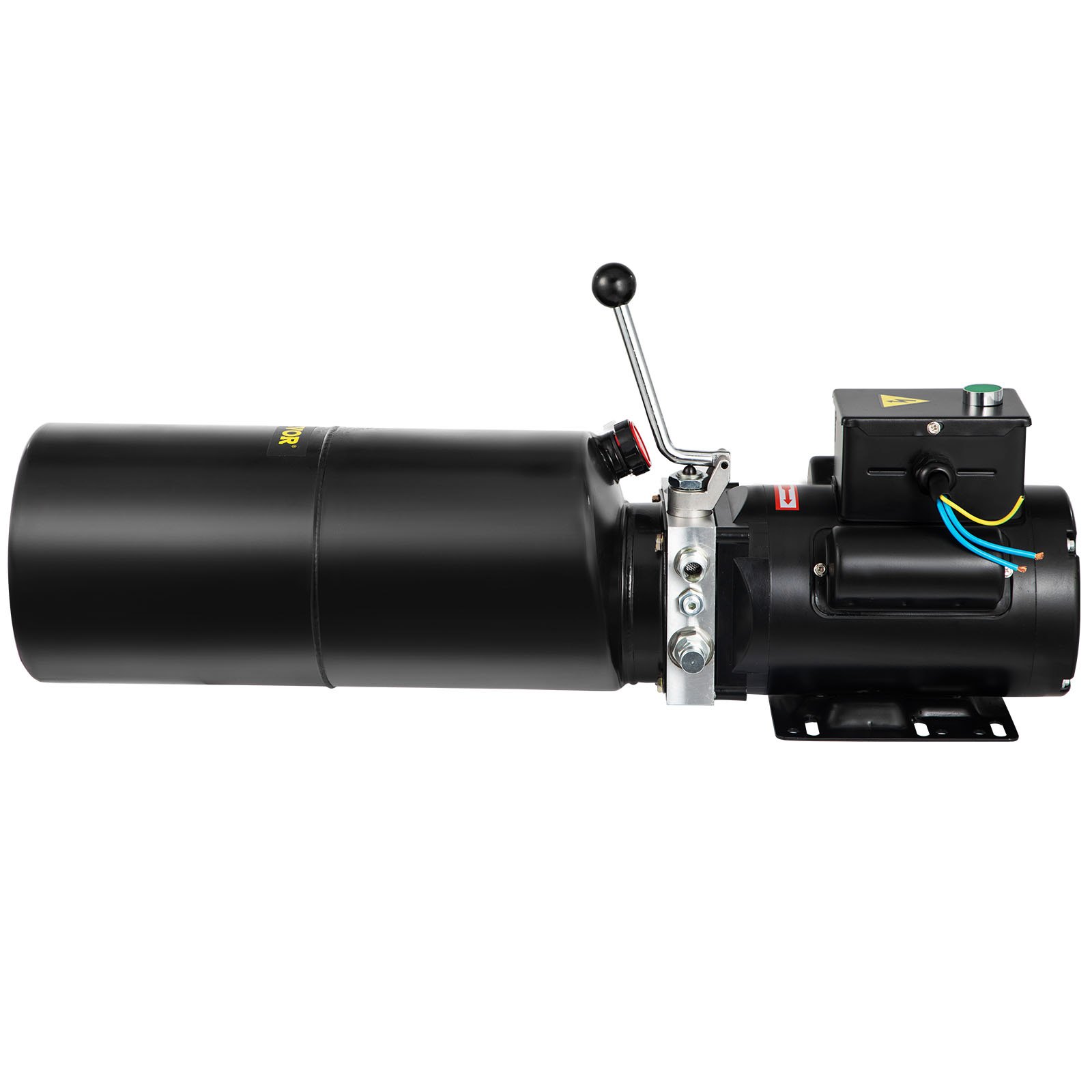 Unidad de potencia hidráulica VEVOR de 110 V y 2,64 galones, bomba hidráulica automotriz, elevador de remolque volquete, elevador montado en vehículo, taller de reparación de automóviles, unidad de potencia para elevadores de dos y cuatro postes, polipasto automático.