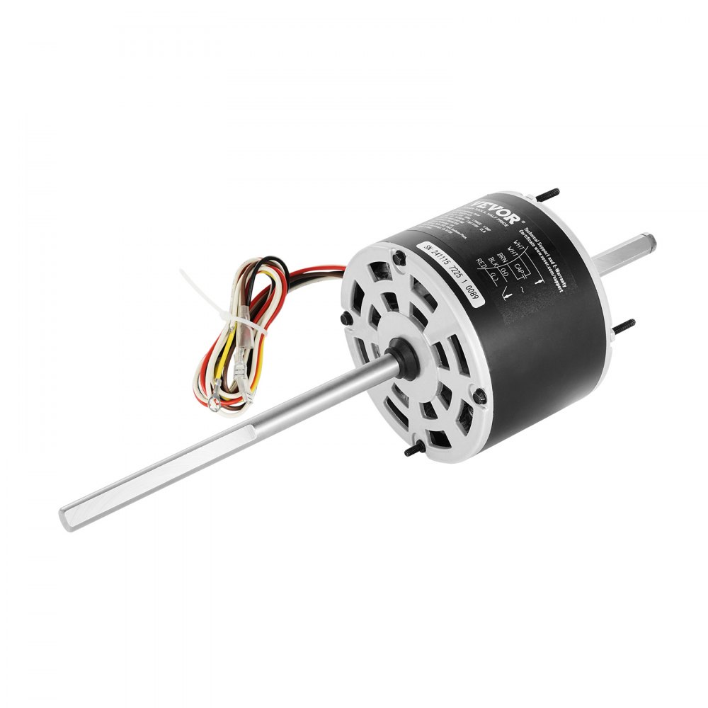 Motor de aire acondicionado para RV VEVOR de 1/3 HP con condensador, CA 115 V, 3 A, 1675 RPM, repuesto para motor de ventilador de CA Coleman Mach para RV. Reemplaza Fasco D1092, 1468-306, 1468-3068, 1468-3069, 7184-0156, 7184-0432.