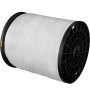 Carrete grande de cinta de tracción VEVOR blanca con tambor negro para aplicaciones de utilidad.