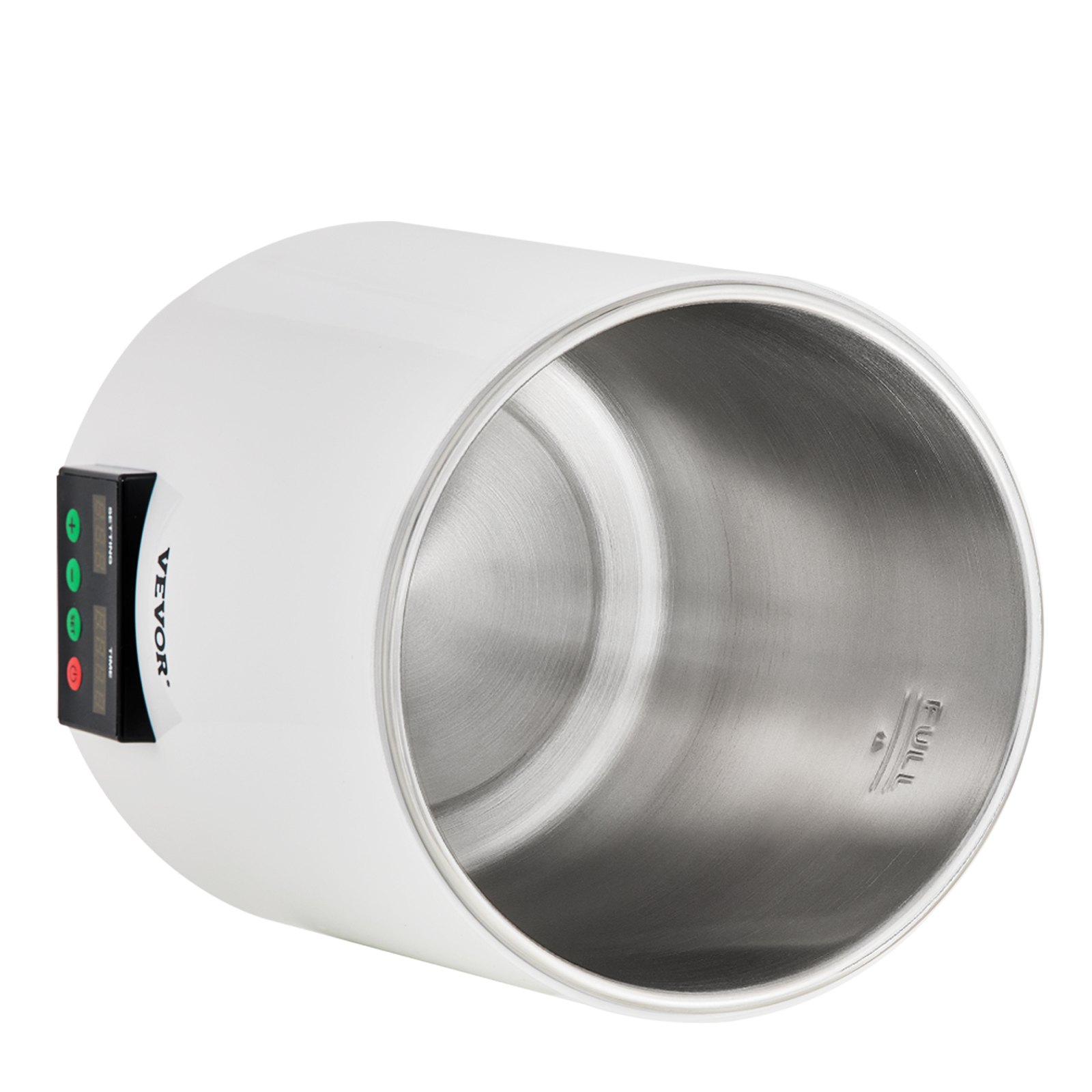 VEVOR Destilador de Agua 4L Filtro de Destilación de Agua con Recipiente de Vidrio 750W 1 L/H Ajuste de Velocidad, Destilación Filtro Purificador 7,9 lbs de Acero Inoxidable con Pantalla Doble, Blanco