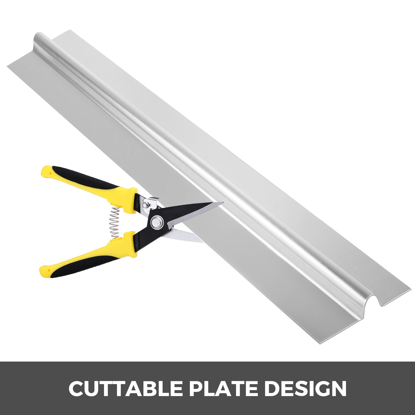 Placas de transferencia de calor VEVOR pex con herramienta de corte con mango amarillo. Diseño de placa cortable.