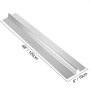 Placa de transferencia de calor VEVOR pex, 48&quot; x 4&quot;, construcción de aluminio.