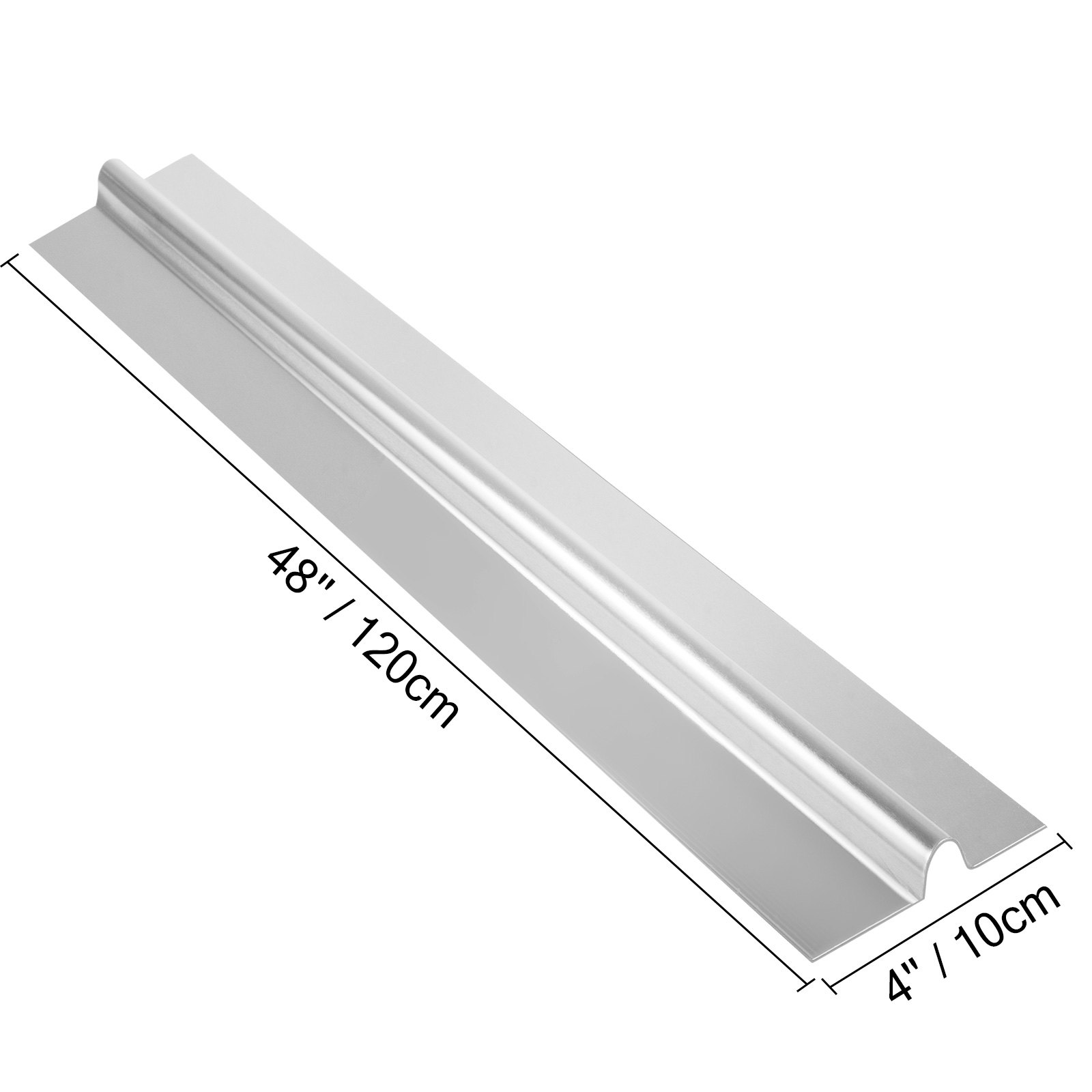 Placa de transferencia de calor VEVOR pex, 48&quot; x 4&quot;, construcción de aluminio.