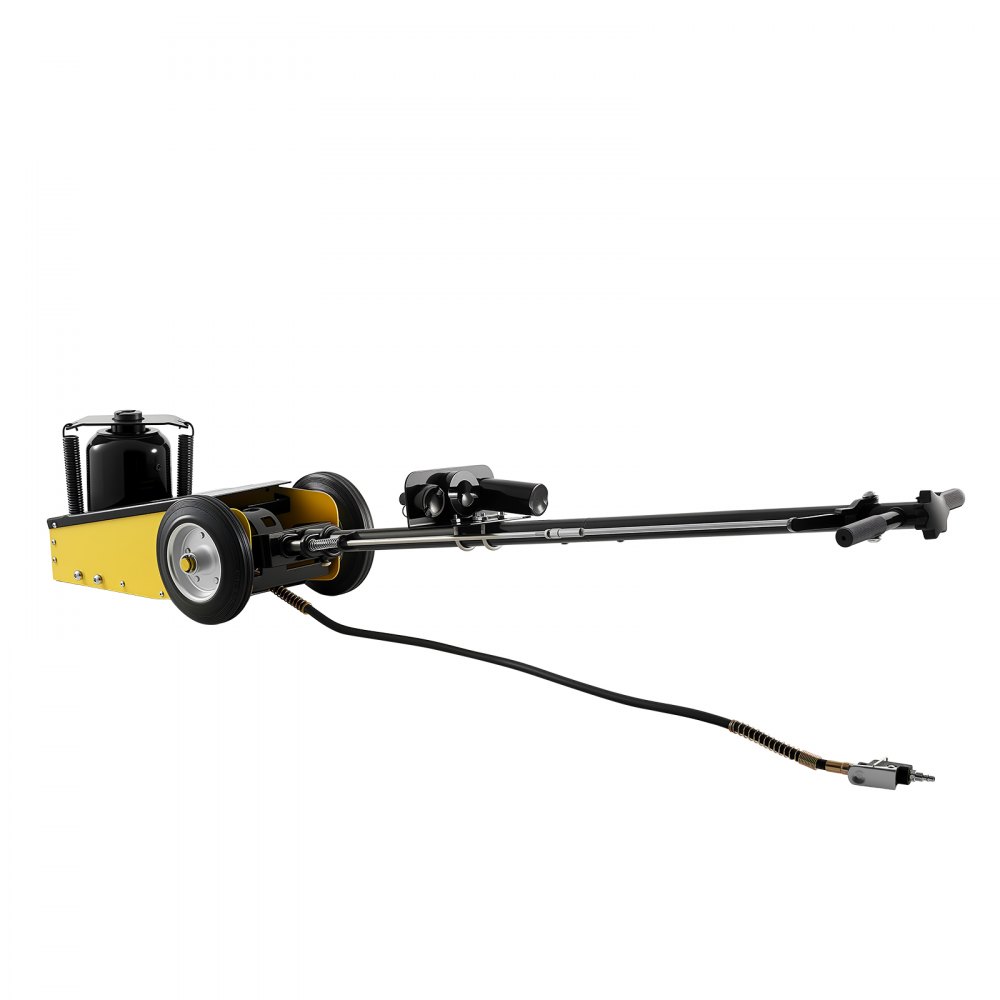 Gato hidráulico VEVOR, capacidad de 22 toneladas (48501 libras), gato hidráulico de acero para carreras con bomba de elevación rápida de pistón único y postes de extensión, elevador neumático hidráulico para SUV y camionetas, rango de elevación de 10.4" a 21.3".