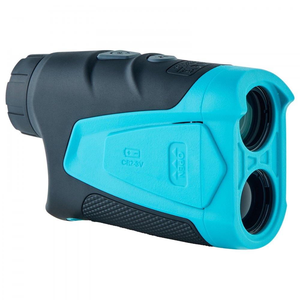 Telémetro de golf VEVOR, telémetro láser para golf y caza de 900 yardas, medición de distancia con aumento de 6X, accesorio de golf con soporte magnético externo, bloqueo de bandera de alta precisión, pendiente y baterías