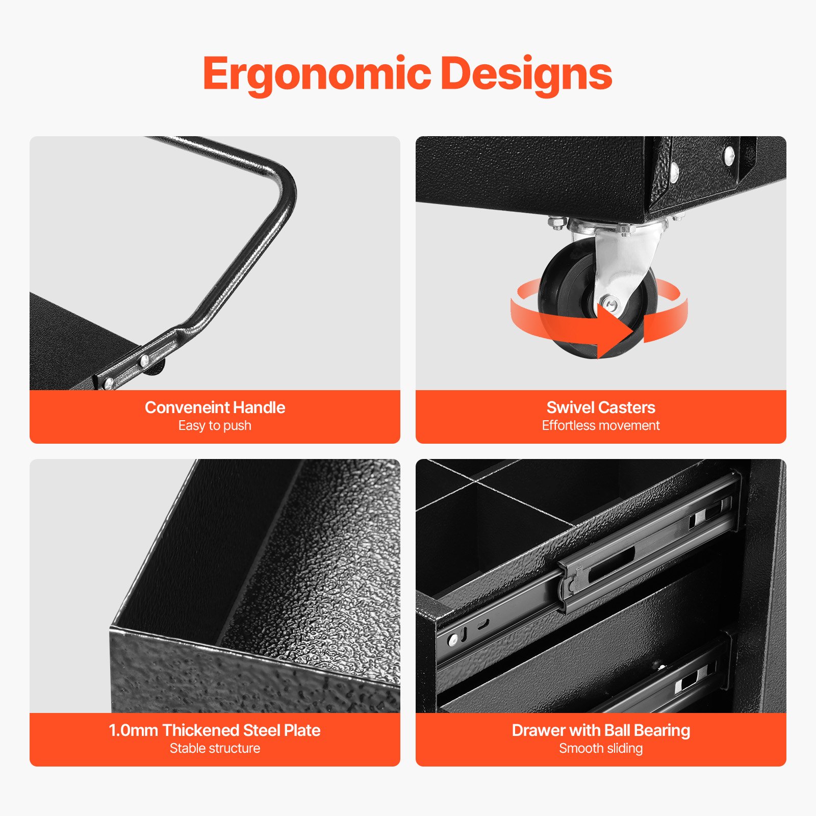 Carro de soldadura VEVOR, carro de soldadura de 2 cajones, resistente, con gabinete con cerradura antirrobo, capacidad de peso estático de 159 kg, ruedas giratorias de 360°, cadenas de seguridad para tanque de almacenamiento para soldadora MIG TIG y cortadora de plasma.