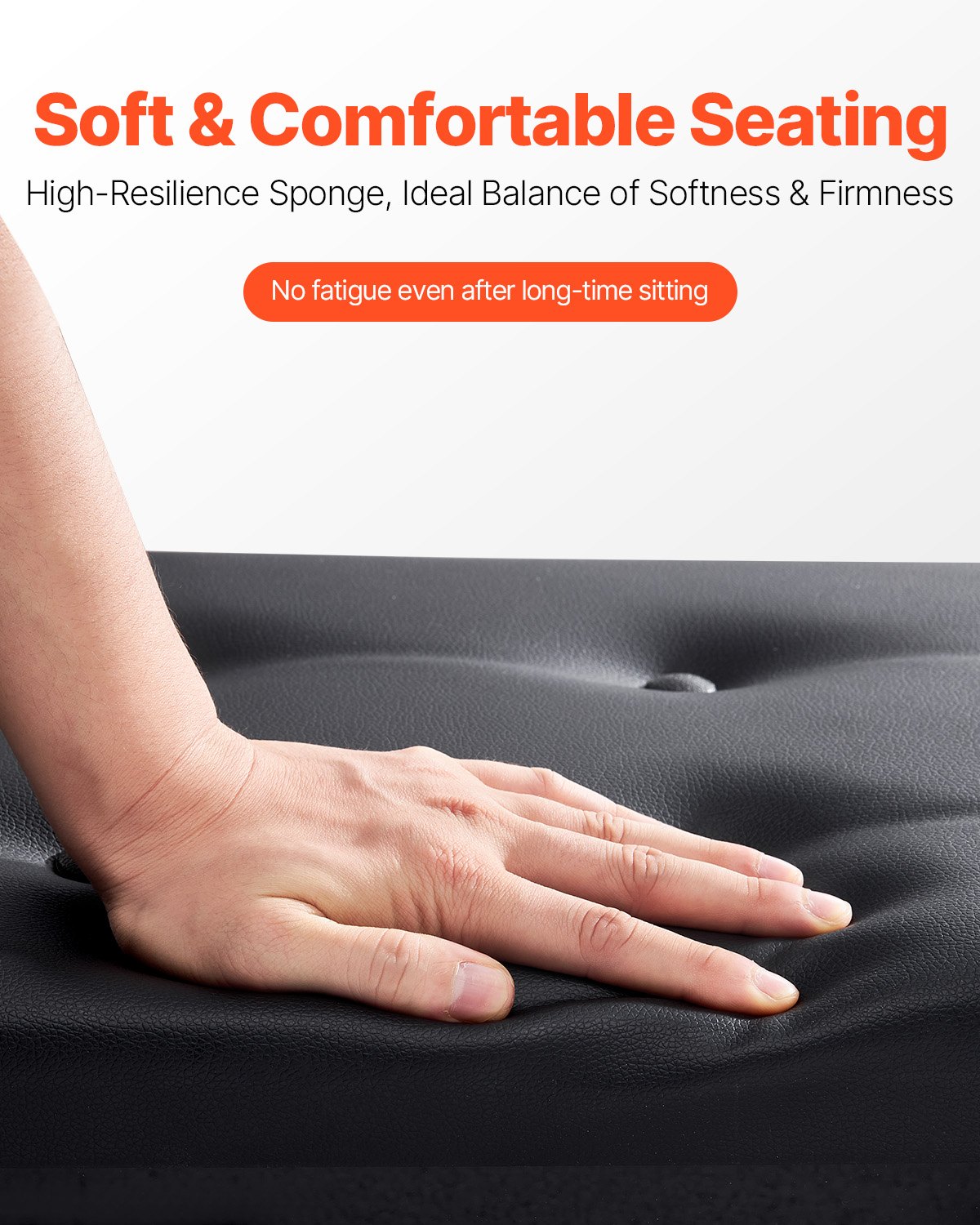 Banco de piano VEVOR, 56 x 35 x 48 cm, silla de piano con teclado y cojín acolchado de alta densidad, compartimento para guardar libros de música, taburete de madera con estantería para piano, ideal para tocador, sala de estar y dormitorio.