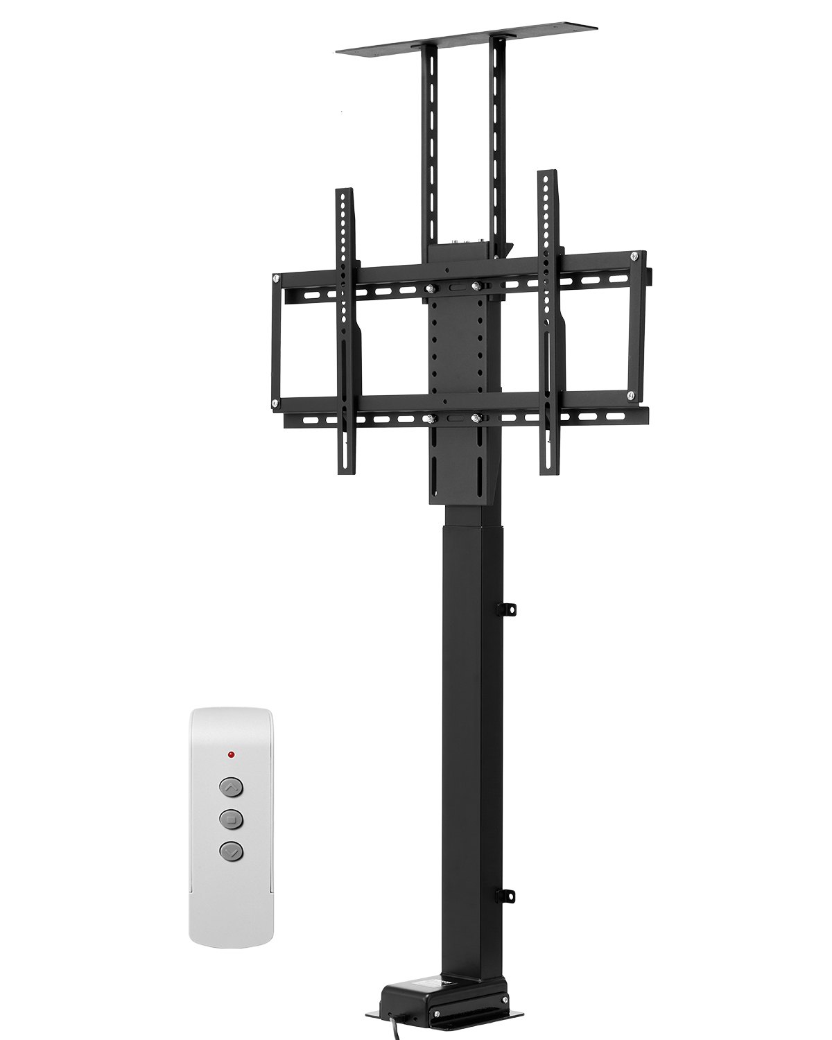 Soporte de TV motorizado VEVOR, soporte de montaje de TV ajustable con carga máxima de 120 lb, soporte de TV eléctrico vertical con control remoto, soporte de TV motorizado con VESA máximo de 24 x 16 pulgadas, para televisores de 32 a 70 pulgadas