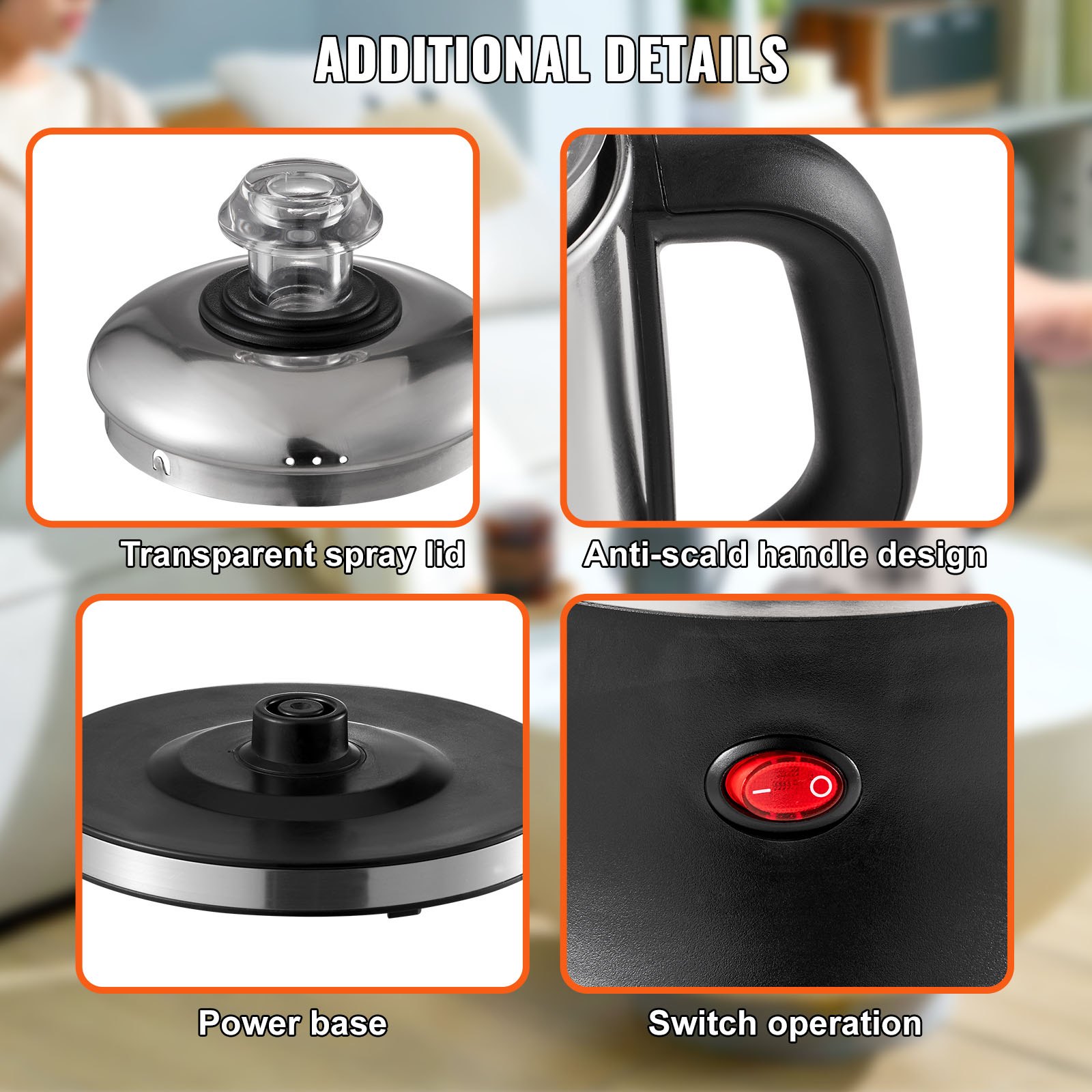 Cafetera eléctrica VEVOR de 12 tazas, cuerpo de acero inoxidable 304, función de mantenimiento del calor y asa resistente al calor, cafetera clásica, preparación rápida y pico vertedor fácil, color plateado.