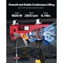 Elevador de ático VEVOR de 2200 lb, polipasto eléctrico de 1600 W y 110 V con control remoto con cable de 14 pies, altura de elevación de un solo cable de 40 pies y motor de cobre puro, para garaje, almacén y fábrica.