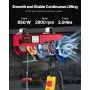 VEVOR Polipasto eléctrico de 880 libras con control remoto con cable de 14 pies, elevador de ático de polipasto eléctrico de 110 V, altura de elevación de 20-40 pies para fábrica de almacén de ático de garaje