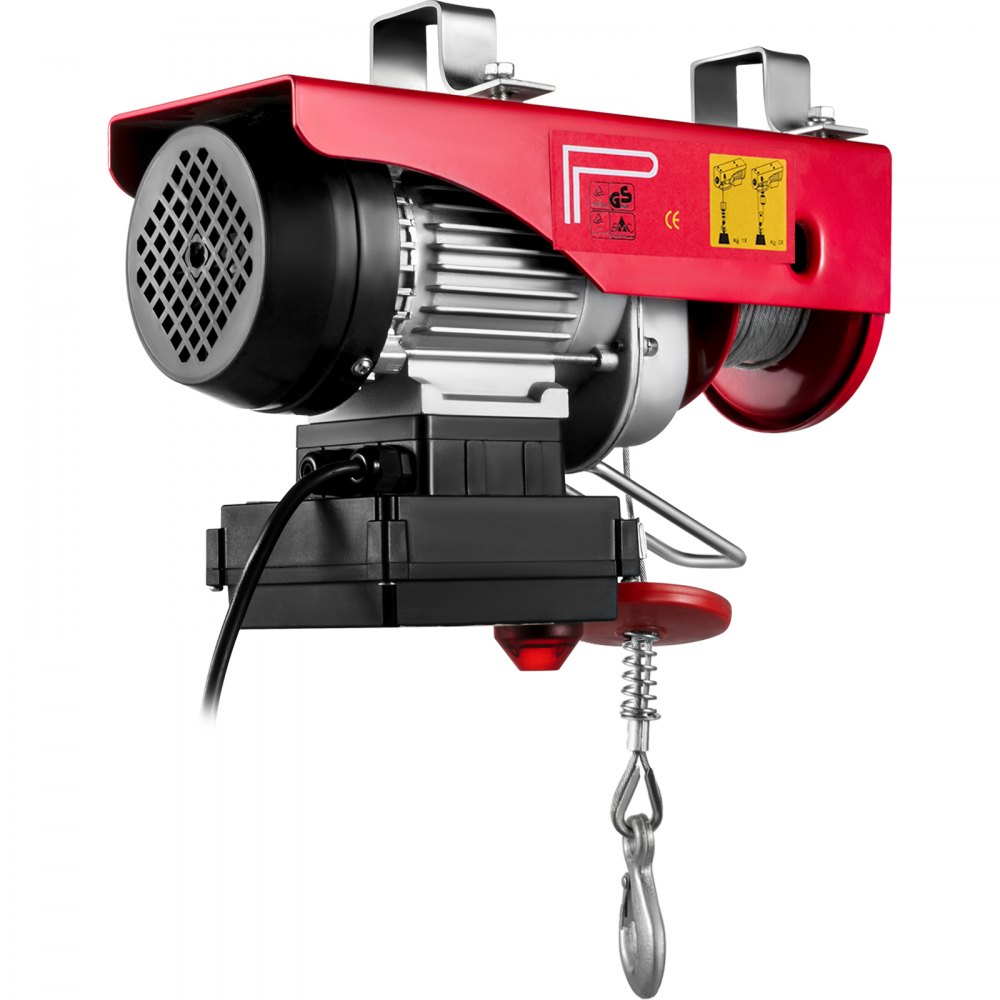 VEVOR Polipasto eléctrico 550LBS con control remoto inalámbrico y cabrestante eléctrico de eslingas simples/dobles elevador eléctrico de acero