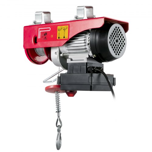 Polipasto eléctrico VEVOR 660LBS con control remoto inalámbrico y cabrestante eléctrico de eslingas simples/dobles, elevador eléctrico de acero, polipasto eléctrico de 110 V para levantar en fábricas, almacenes, sitios de construcción