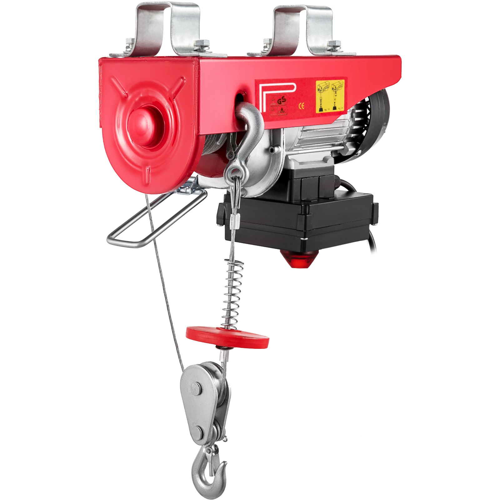 VEVOR Polipasto eléctrico 660LBS con control remoto inalámbrico y cabrestante eléctrico de eslingas simples/dobles elevador eléctrico de acero