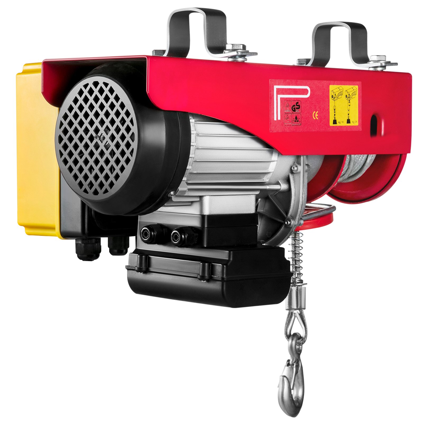 VEVOR Polipasto Eléctrico Cabrestante eléctrico 880LBS elevador eléctrico de acero polipasto eléctrico de 110 V con control remoto inalámbrico