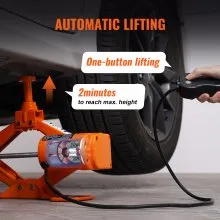 Gato eléctrico para coche VEVOR, gato de piso, gato de tijera eléctrico de 3 toneladas, herramienta de reparación de automóviles